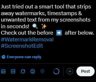 Social Media Content before